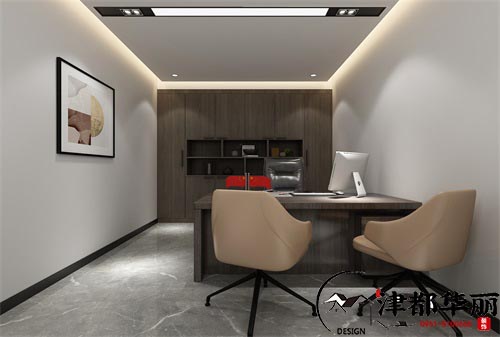 大武口时尚高效的律所办公设计方案|大武口办公设计装修公司