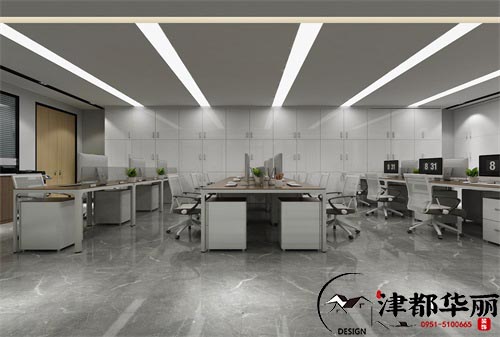 大武口吉运物流总经理办公装修设计方案|大武口办公设计公司