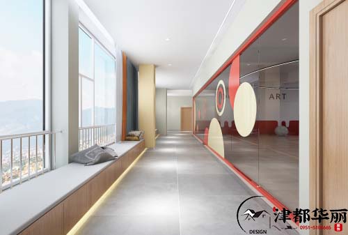 大武口养老中心装修设计方案鉴赏|时尚空间、知识海洋,静享夕阳美好