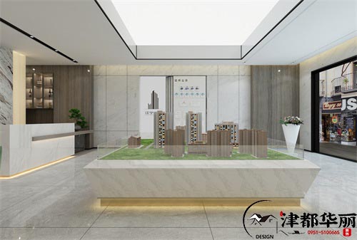 大武口宁景售楼部设计方案鉴赏|大武口售楼部设计装修公司推荐