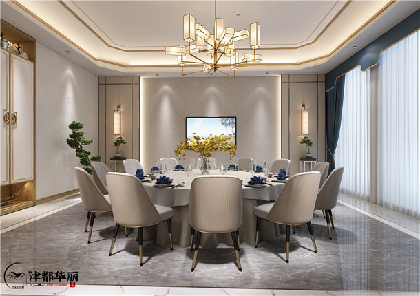 大武口银川阳光酒店餐厅设计方案鉴赏|大武口设计装修公司推荐