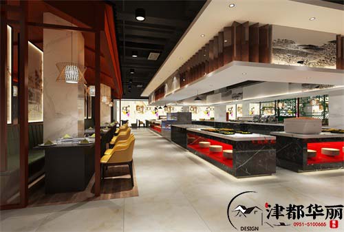 大武口老川香火锅店设计方案鉴赏|大武口火锅店设计装修公司推荐