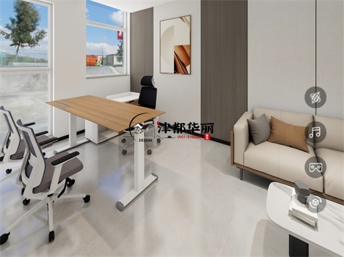 大武口办公室装修设计项目|津都华丽设计