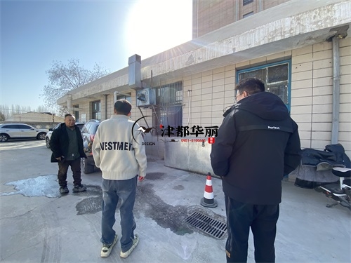 大武口装修公司推荐|大武口某医院药房扩建改造装修现场勘察 
