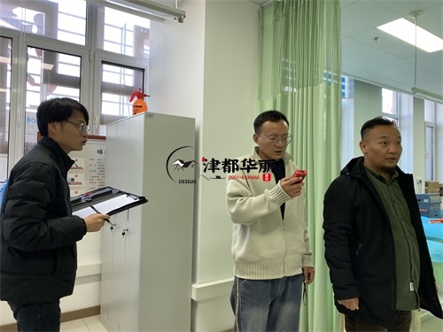 大武口银川装修公司|大武口某院装修改造施工现场复尺 