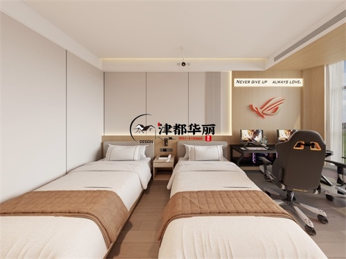 大武口电竞酒店装修设计项目|津都华丽设计