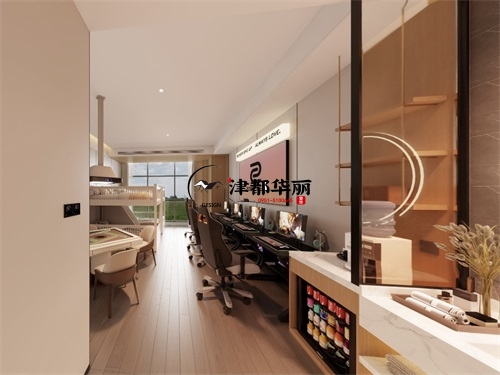 大武口电竞酒店装修设计项目|津都华丽设计