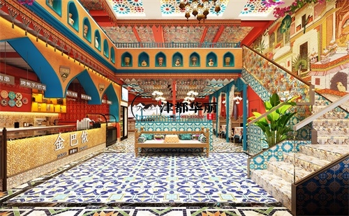 大武口餐厅装修设计项目|津都华丽设计