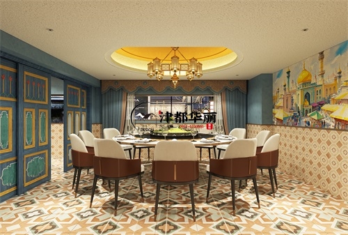 大武口餐厅装修设计项目|津都华丽设计