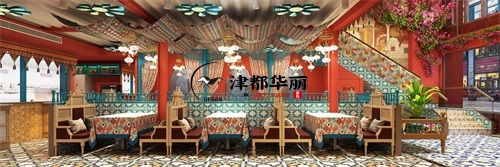 大武口餐厅装修设计项目|津都华丽设计