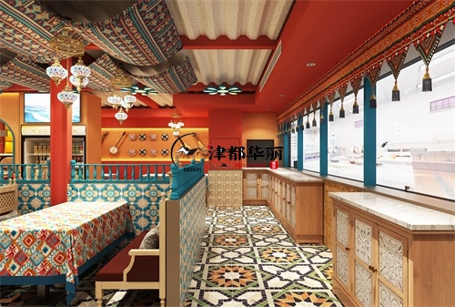 大武口餐厅装修设计项目|津都华丽设计