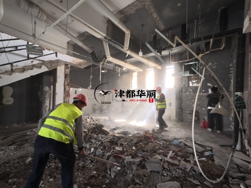 大武口办公楼装修设计项目|津都华丽设计