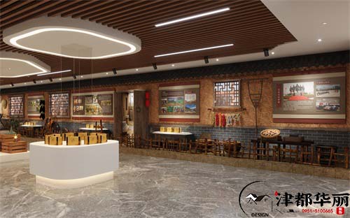 大武口农业展厅装修设计项目|津都华丽设计