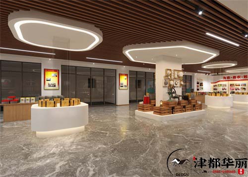 大武口农业展厅装修设计项目|津都华丽设计