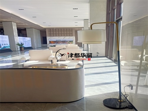 大武口售楼部大厅装修设计项目|津都华丽设计