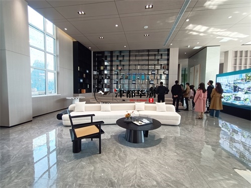 大武口售楼部大厅装修设计项目|津都华丽设计