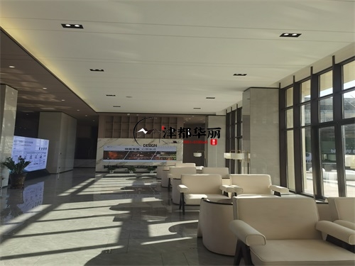 大武口售楼部大厅装修设计项目|津都华丽设计