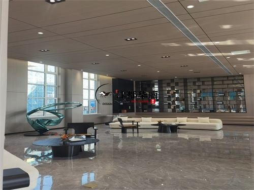 大武口售楼部大厅装修设计项目|津都华丽设计