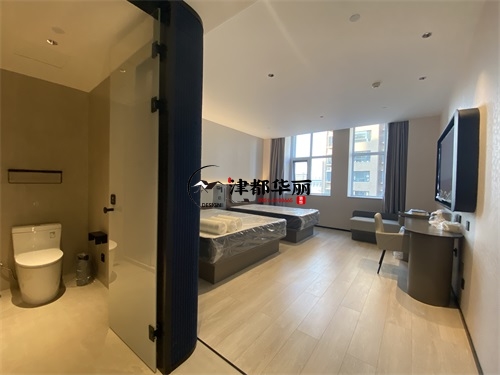 大武口轻居酒店装修设计项目|津都华丽设计