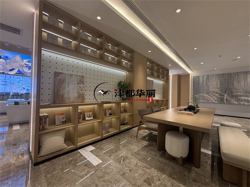 大武口售楼部展厅装修设计项目|津都华丽设计