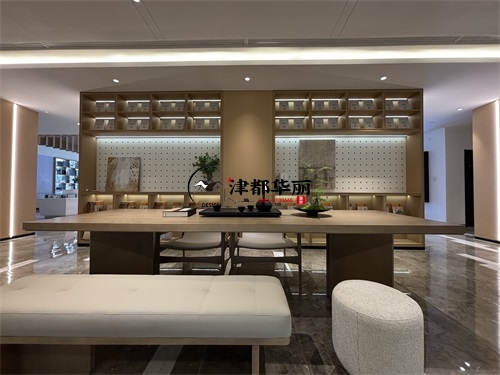 大武口售楼部展厅装修设计项目|津都华丽设计