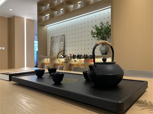 大武口售楼部展厅装修设计项目|津都华丽设计