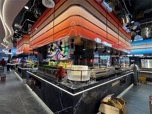 大武口自助餐厅装修设计项目|津都华丽设计