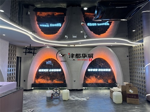 大武口自助餐厅装修设计项目|津都华丽设计